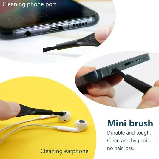 Mobile Phone Speaker Dust Removal Cleaner Tool Kit For iPhone 15 14 13 Pro Max Earphones Charge Port Dustproof Cleaning Brush